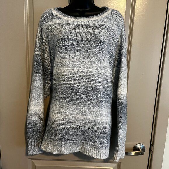 Women's Blue/Grey Chaps Sweater XXL - Picture 4 of 9